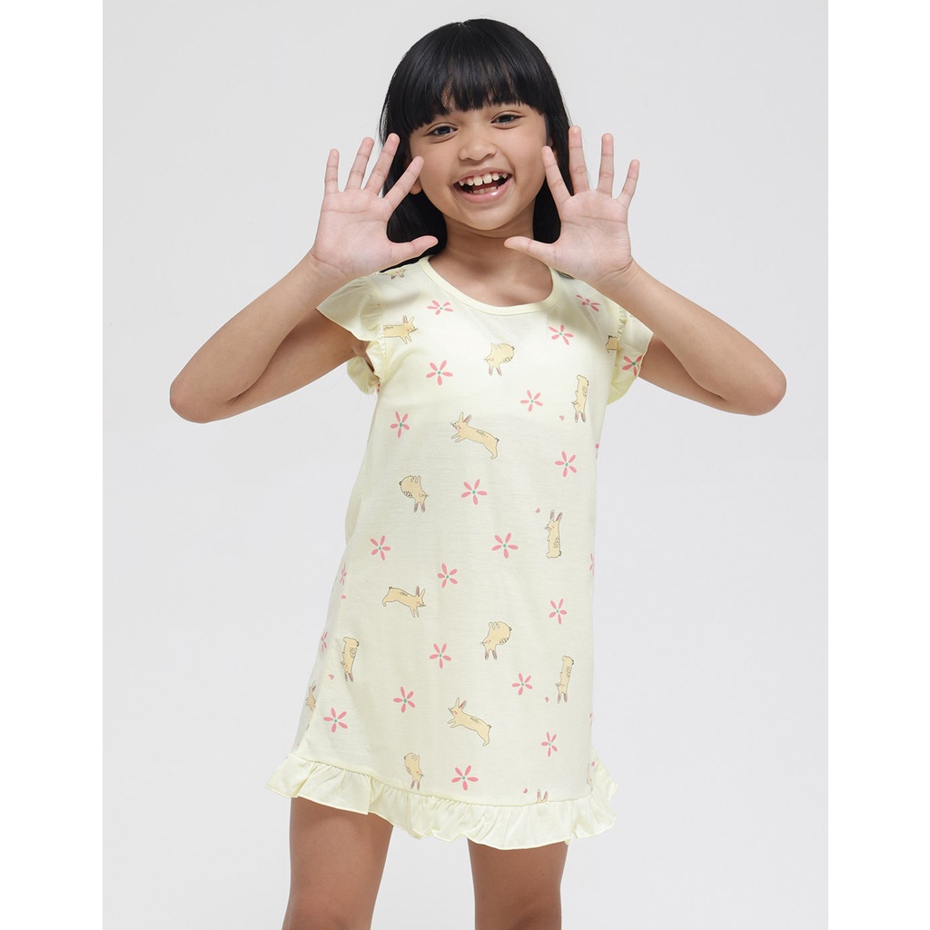 Little M Bunny Flower Midi Dress Anak Perempuan 118330423