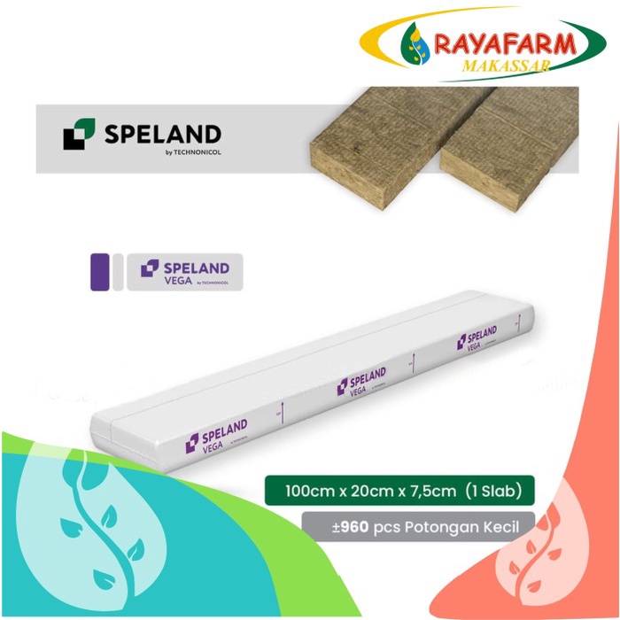 Rockwool Hidroponik SPELAND 1 Slab