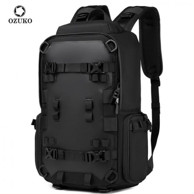 OZUKO 9587 - Men Backpack 17 Inch Helmet Tas Ransel Laptop Multifungsi