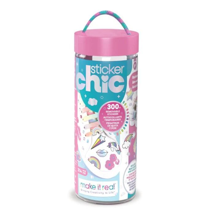 

XM613 Make It Real Sticker Chic Rainbow Street Butterfly Bling All Linked Up Ready Stok