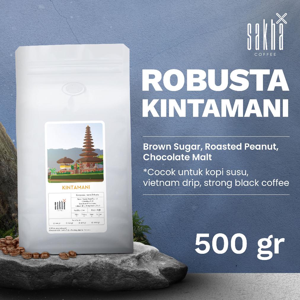 

| biji kopi bubuk robusta bali kintamani coffee roast bean espresso beans 500 gram roastery