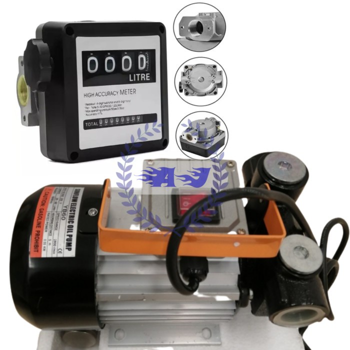 Terlaris Paket Pompa Solar Ac Yb60 Plus Flow Meter Solar 4 Digit 1 Inch