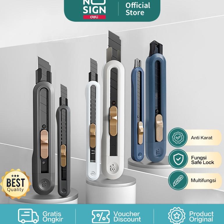 

Nusign Cutter / Pisau Kecil Pemotong Multifungsi Bahan SK5 Anti Karat Desain Simpel Praktis dan Portable NS06X