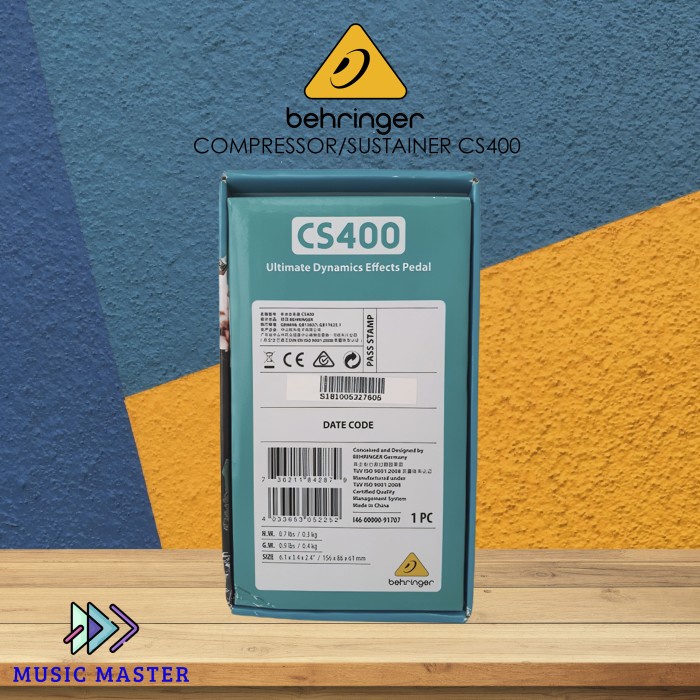 Behringer CS400 Compressor/Sustainer Pedal ORIGINAL