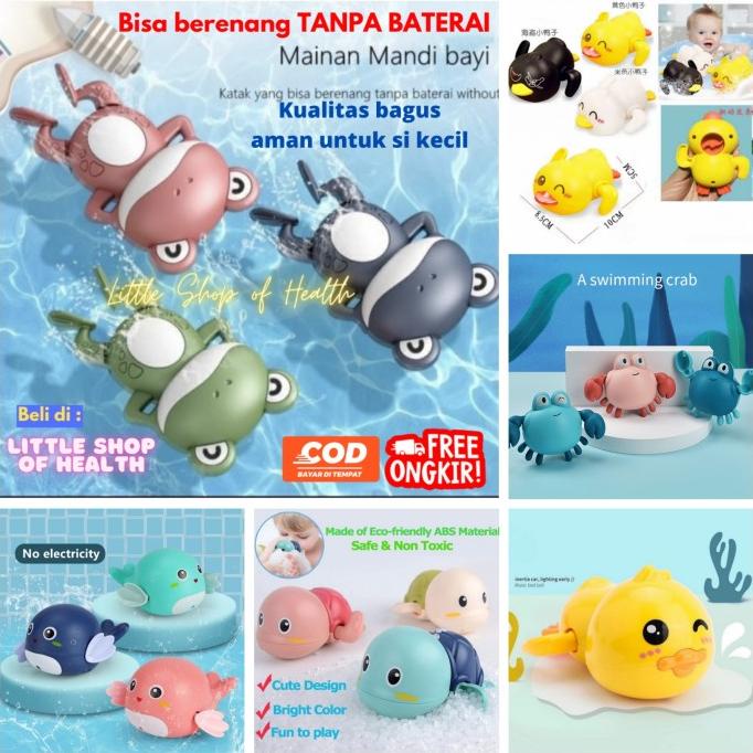 Baby bath toy - Mainan mandi anak - mainan kodok katak berenang