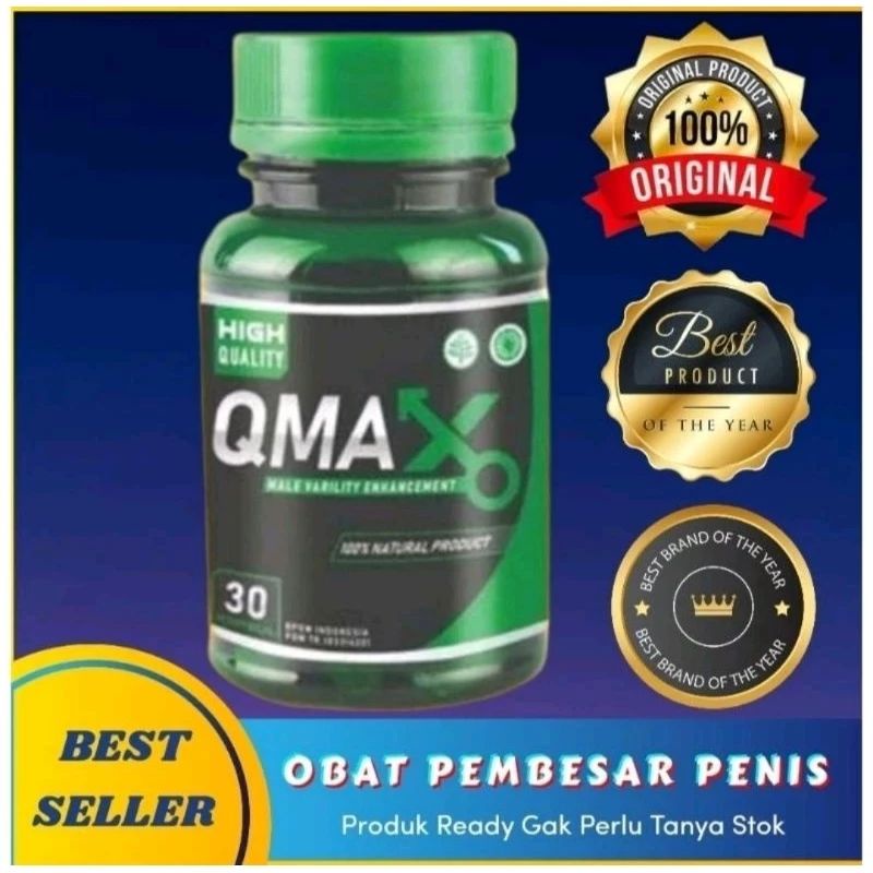 OBAT HERBAL Q MAX ASLI 100% BIKN PEMBESAR ALAT Vital & meningkat stamina