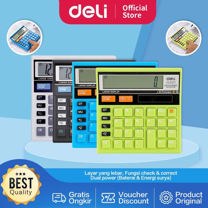 

Deli Kalkulator Desktop 12 Digit Desain unik garansi 3 tahun E39231F