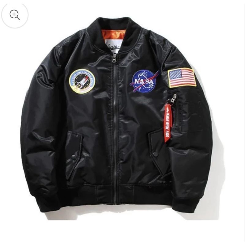 Jaket Bomber NASA || Bomber Jacket NASA Bahan Despo || Jaket Motor Pria