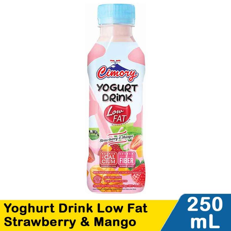 

Cimory Yoghurt Drink Low Fat Strawberry & Mango 250Ml