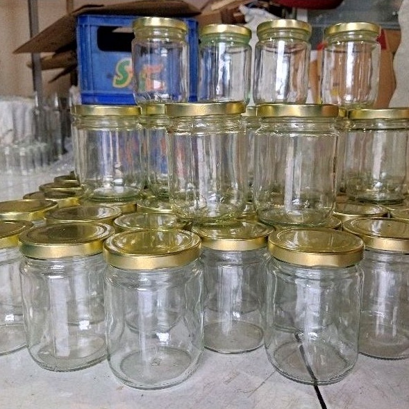 JAR 250ML, TOPLES KACA 250ML, TOPLES SAMBEL, JAR SELAI, TOPLES MADU, JAR BUMBU