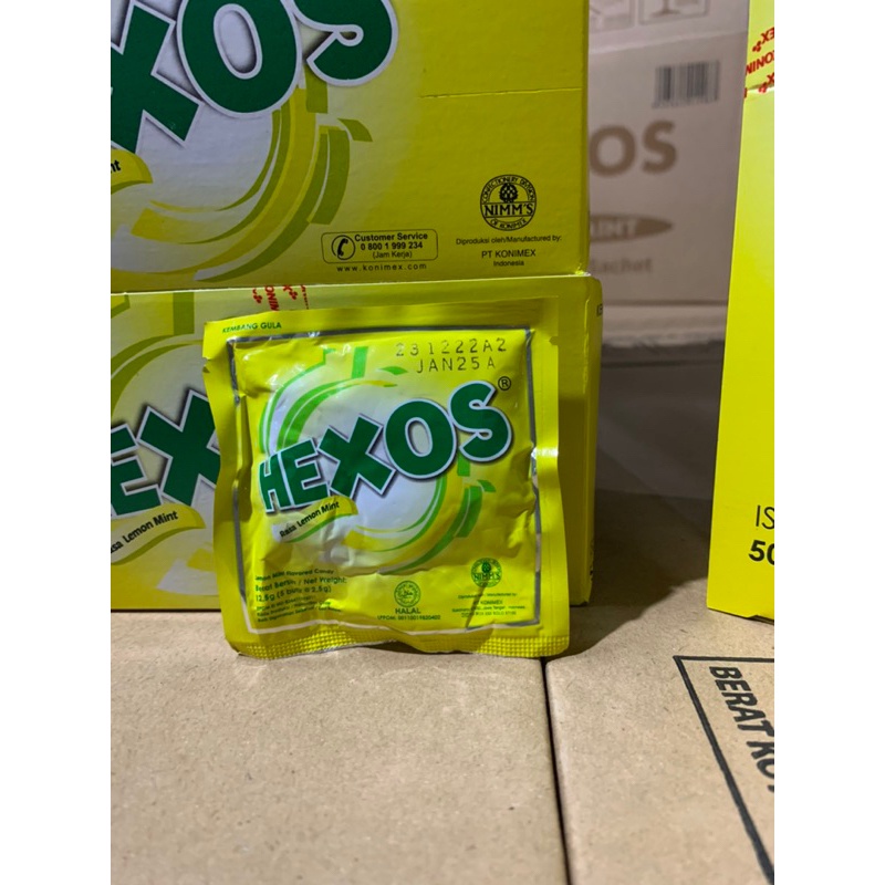 

Hexos Lemon Nt Kemasan 1 Box Isi 50 Bungkus