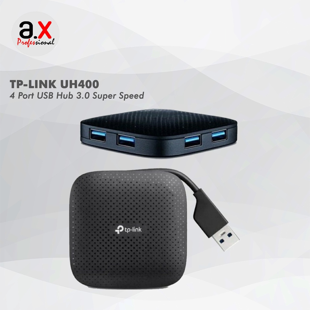 TP-LINK UH-400 4 PORT USB HUB 3.0 SUPER SPEED 5Gbps Ports Tp-Link
