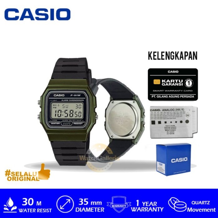 {XLShop} Casio GENERAL F91WM3ADF / F-91WM-3ADF / F91WM ORIGINAL Limited