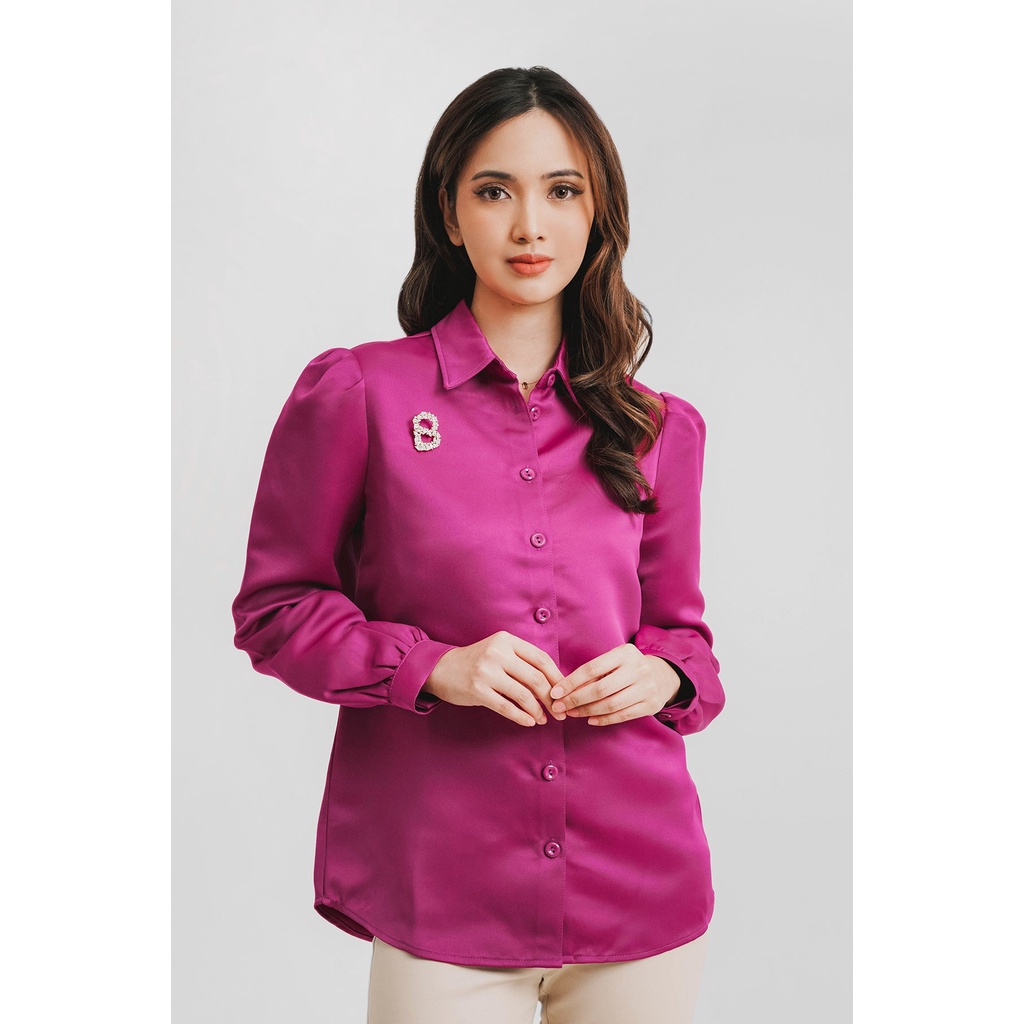 Benang Jarum - Emily Shirt - Purple