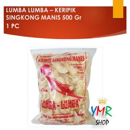 

Kripik singkong cap lumba lumba 500 Gr enak