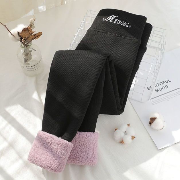 Manchu Legging Winter Suhu Minus Wool Cashmere Celana Panjang