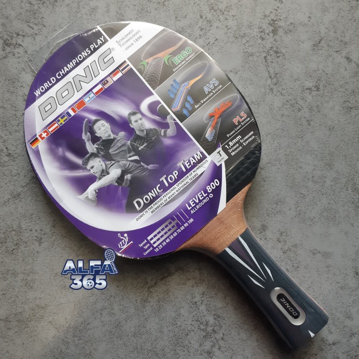 [New] Donic Schildkrot Top Team 800 Bat Bet Pingpong Tenis Meja Diskon