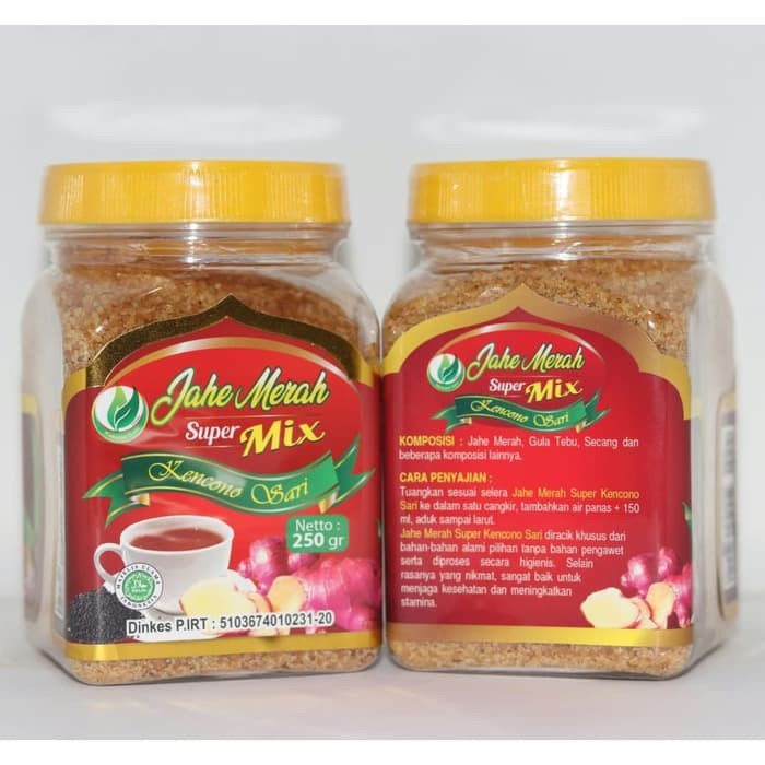 

Jahe Merah Serbuk Kencono Sari Ghangat Tubuh 250 Gram /