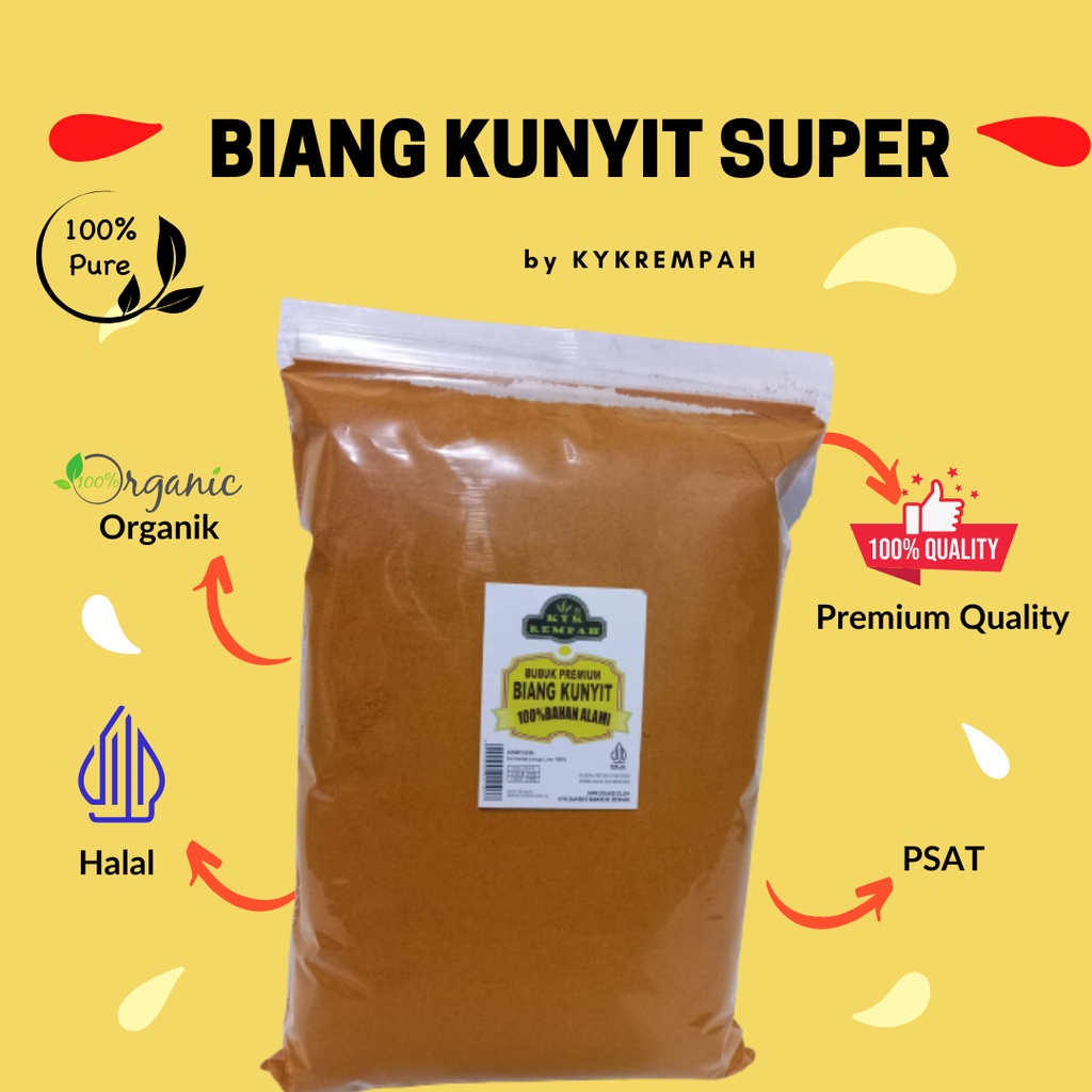 

Biang/Empu/Induk Kunyit Grosir (500 Gram & 1 Kg)