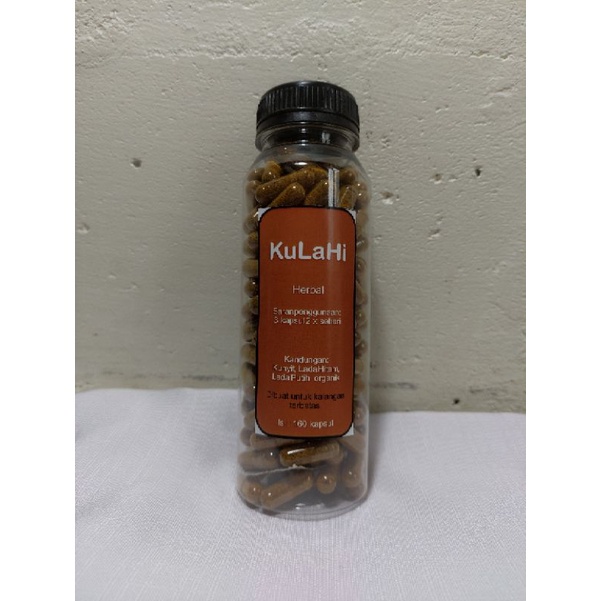 Kulahi, Kapsul Kunyit Lada Hitam Anti Radang 160 Kapsul