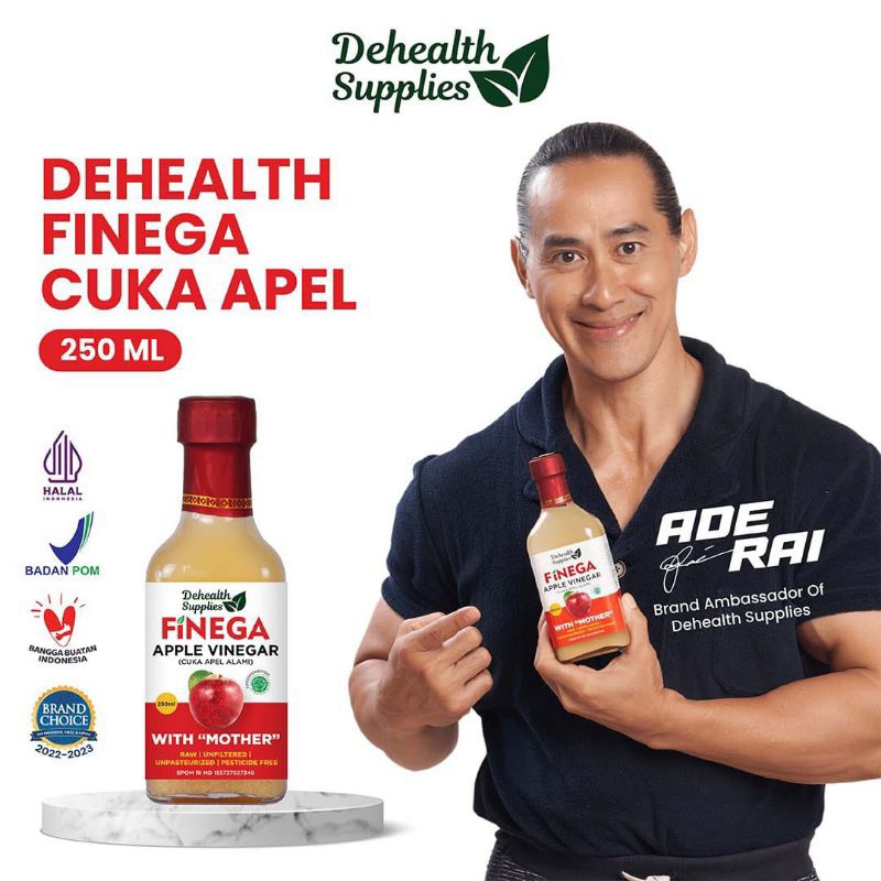 

Dehealth Supplies Finega Cuka Apel 250Ml(Botol Kaca)/Finega Cuka Lemon 250Ml Botol Kaca