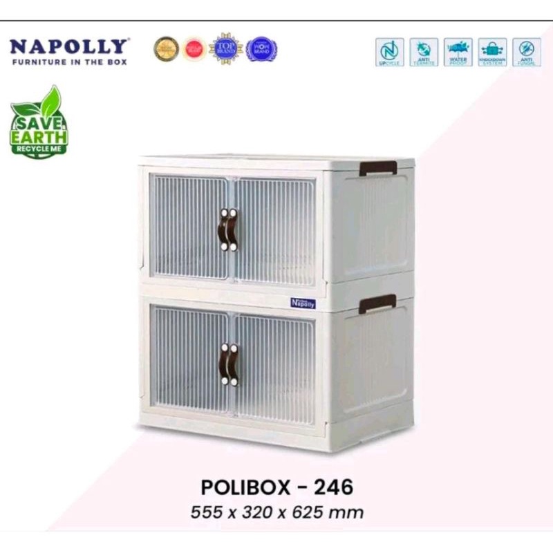 RAK SUSUN / RAK SERBAGUNA POLIBOX NAPOLLY 246