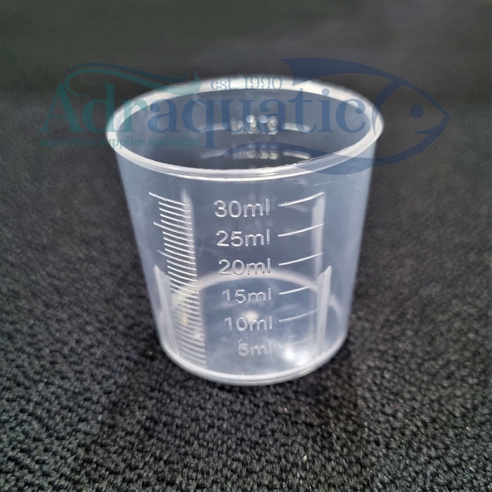 Murah GELAS UKUR 30 ML ALAT PENAKAR TAKAR OBAT CAIRAN PENGUKUR TAKARAN KECIL NON COD