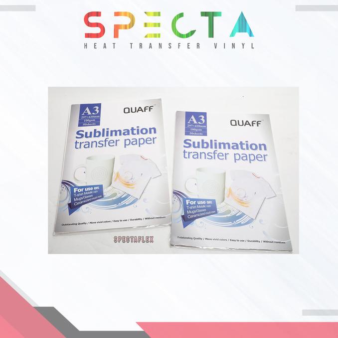 

Specta Sublimation Transfer Paper A3 | Kertas Sublim A3 Kaos, Mug, Dll
