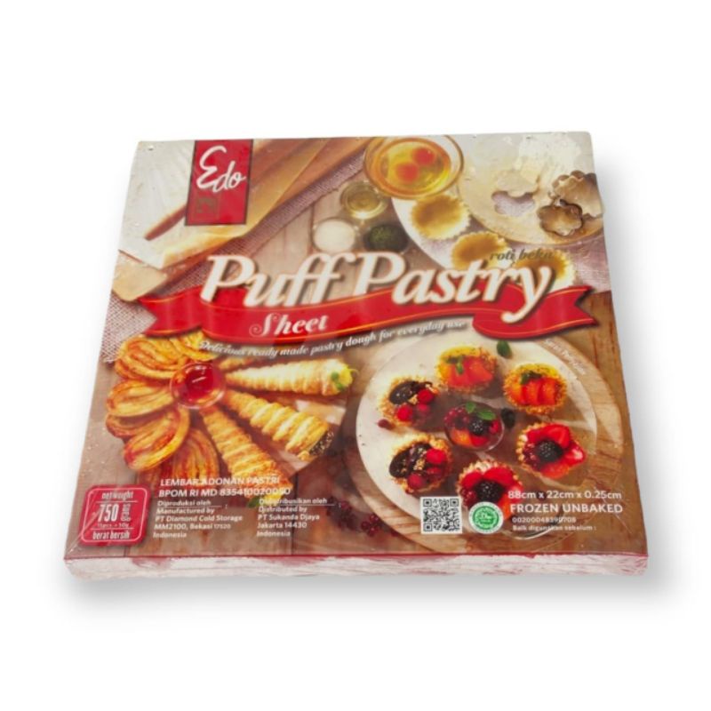 

Puff Pastry Edo 750Gr Halal