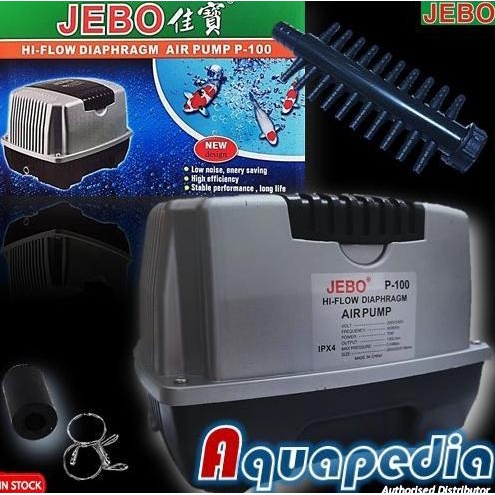 ] Jebo P100 Pompa Udara Aerator HiBlow Air Pump Blower
