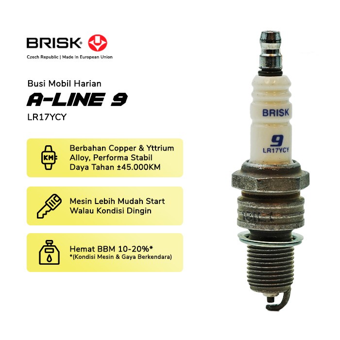 Busi Mobil Toyota Kijang EFI BRISK Aline 9 murmer