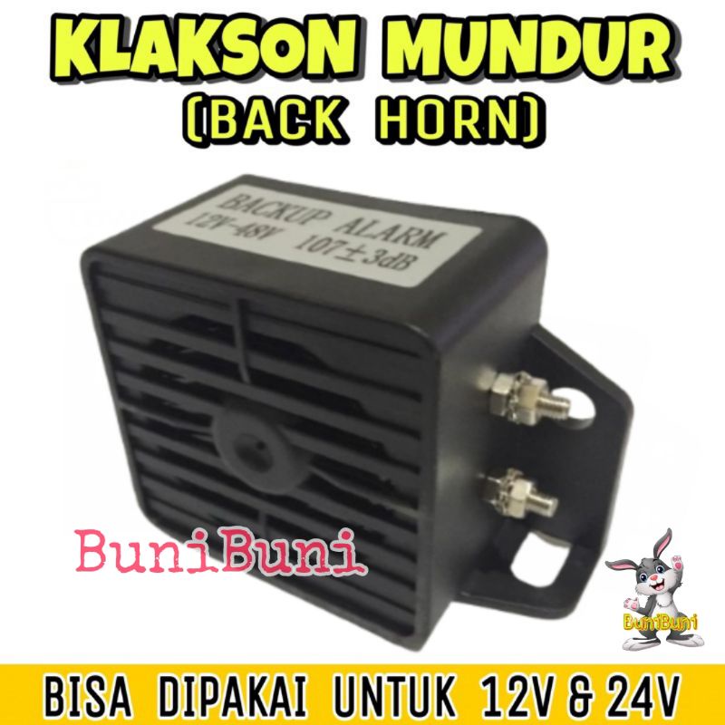 Klakson Mundur Atret / Alarm Mundur Mobil & Truk 1 Suara Universal (Versi Suara Lambat & Cepat)