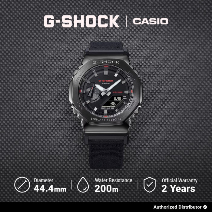 [READY INSTANT] G-shock Jam Tangan Pria Original GM-2100CB-1ADR Analog Digital Black