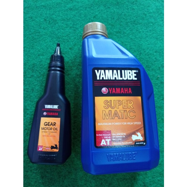 PAKET OLI MOTOR MATIC YAMAHA&OLI GEAR YAMALUBE SUPER  FULLY SYNTHETIC