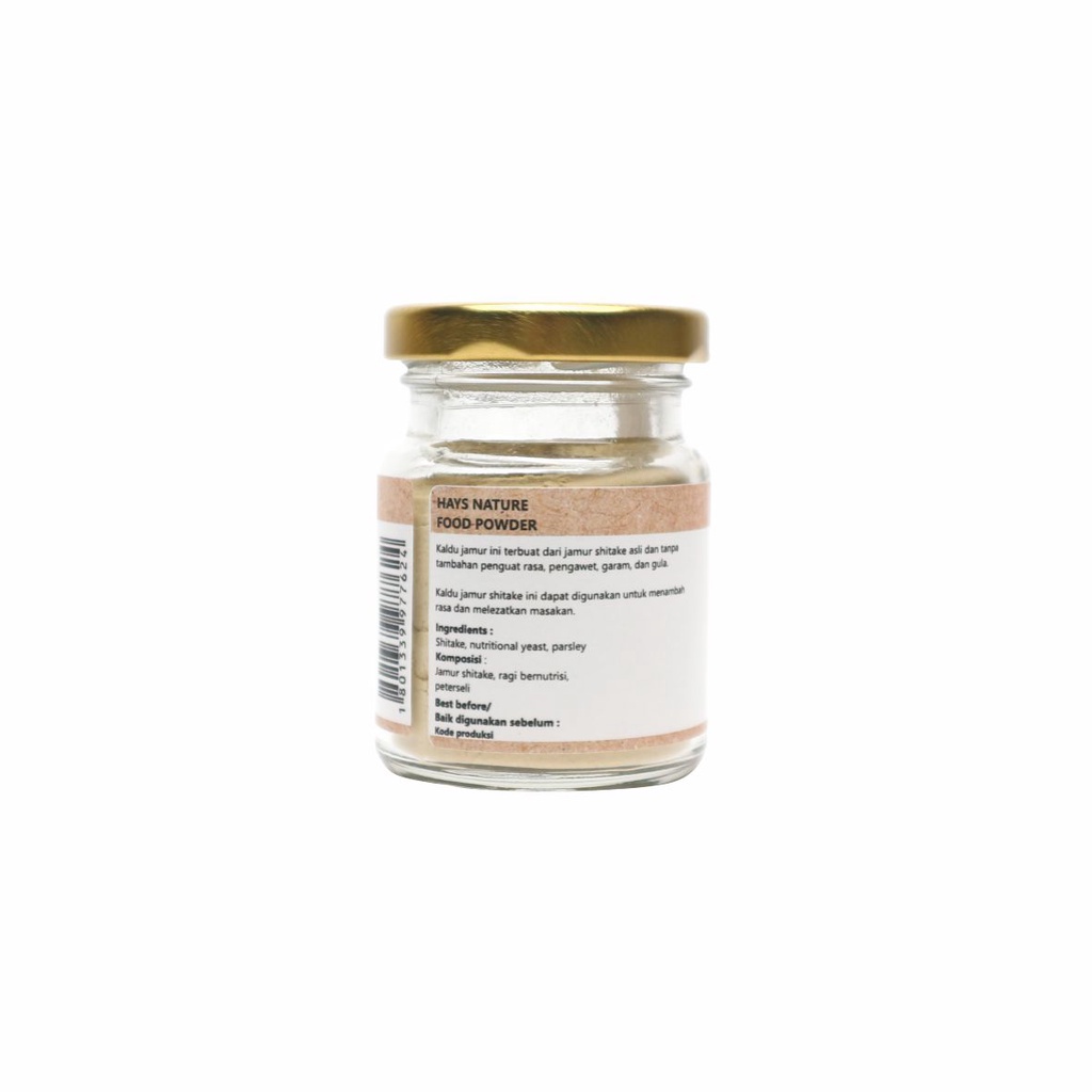 

Kaldu Jamur Shitake Non Msg Gula Garam (25 Gram) Kaldu Mpasi Anti Gtm Kaldu Sehat - Hays Nature
