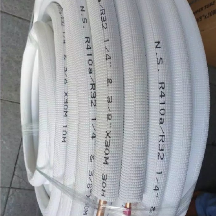 Pipa Ac 1/4 & 3/8 Untuk 1/2Pk - 1Pk Freon R32 & R410A Ns Berkualitas