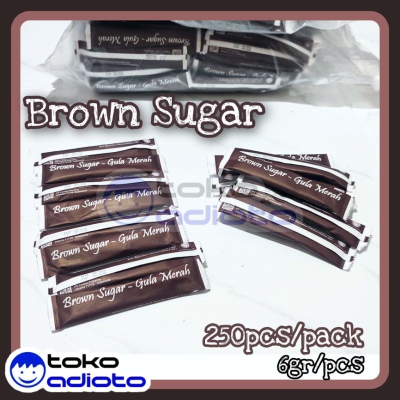 

Gula Aren 6Gr 250Pcs / Gula Merah / Gula Jawa / Brown Sugar / Gula Hotel