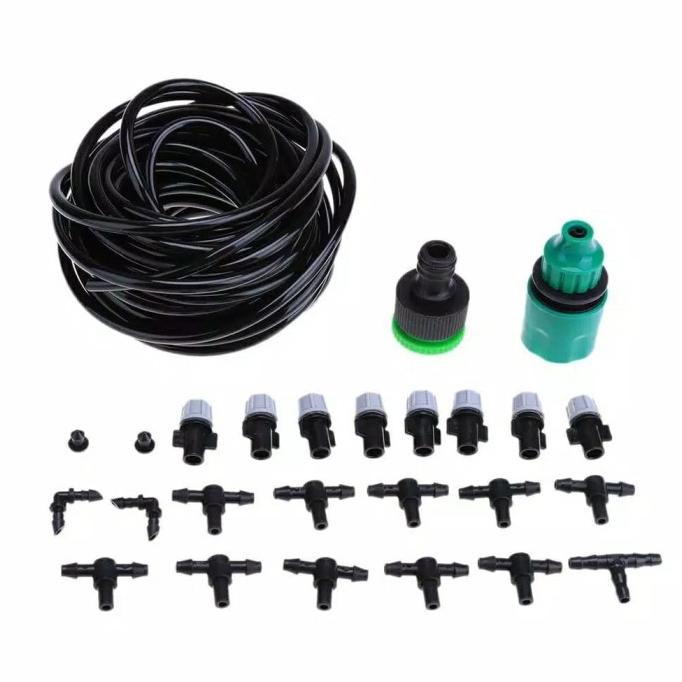 DELLAS selang irigasi nozzle 10 pasang pengairan tanaman hidroponik kabut