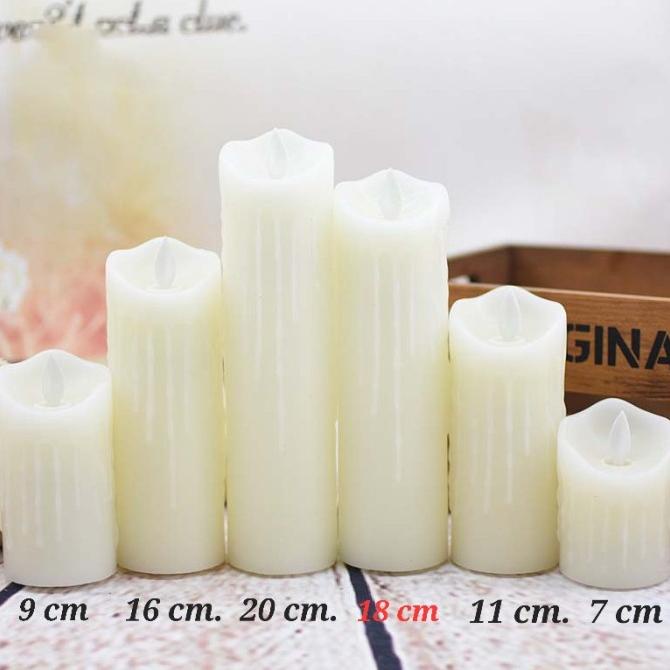 

Christneww Lilin Led Elektrik Murah Electric Candle Dekor Lilin Leleh Pvc D 5 Cm Original