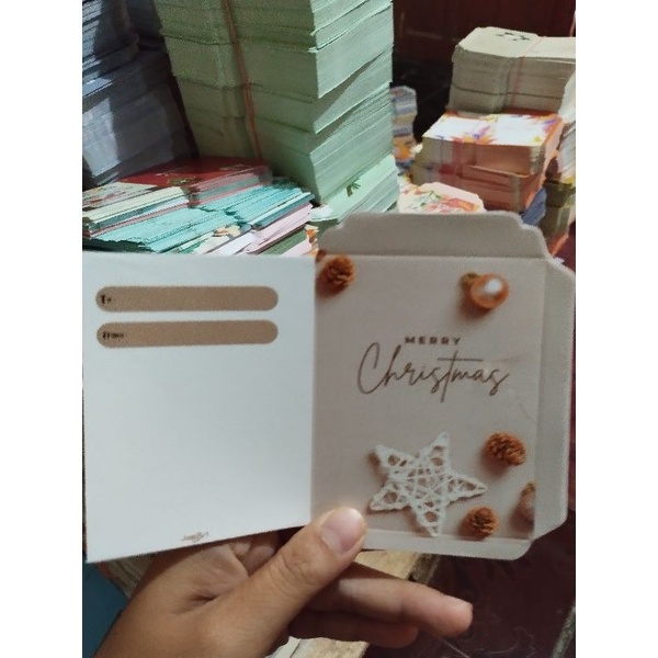 

Amplop Natal Angpau Natal Merry CHristmas Premium isi 8/pak