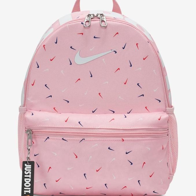 NIKE BRASILIA JDI MEDIUM PINK BACKPACK KIDS ORIGINAL AUTHENTIC RINADAVENTA5