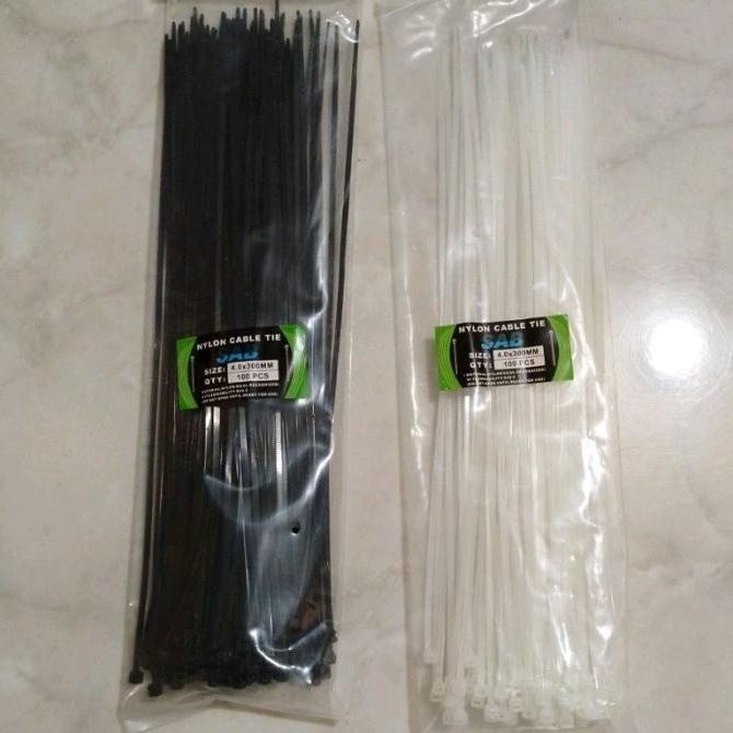 

Open DS] Cabel ties / kabel tis 300 (30cm). isi 100pcs. harga per pak