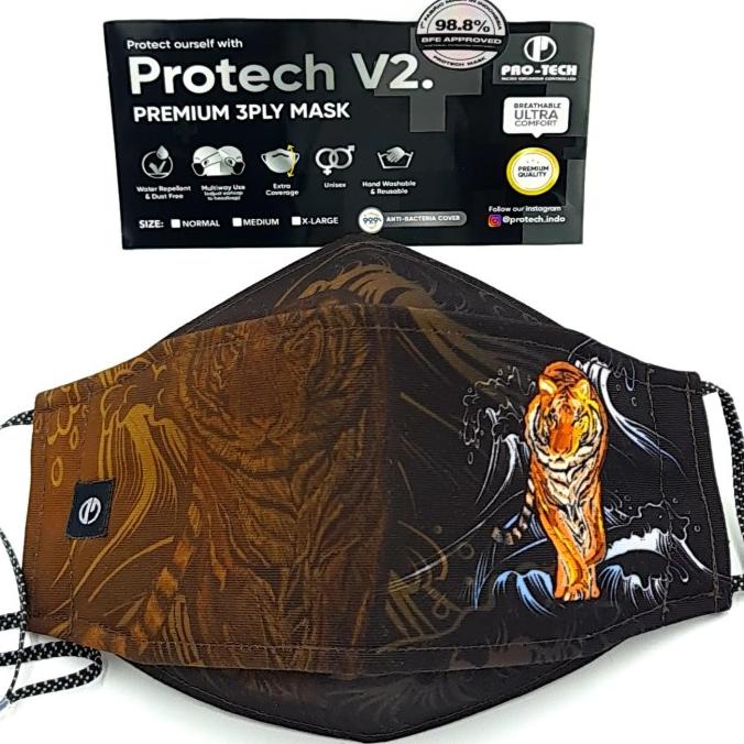 ;&;&;&;&] MASKER KAIN EDISI IMLEK PROTECH V2 PREMIUM 3 PLY MASK