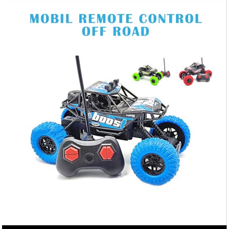 mainan anak mobil remote control rc monster charge cross