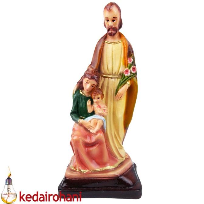 =+=+=+] Patung Keluarga Kudus Holy Family Yosef Maria Bayi Yesus 20cm