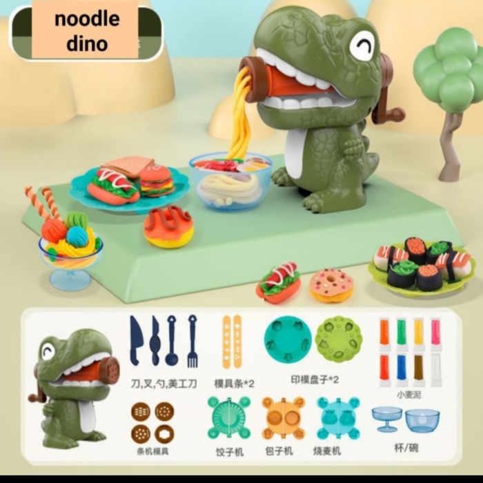 MAINAN ANAK MESIN PENCETAK PLATISIN MIE PLAYDOH/NOODLE MAKER PLAYDOH