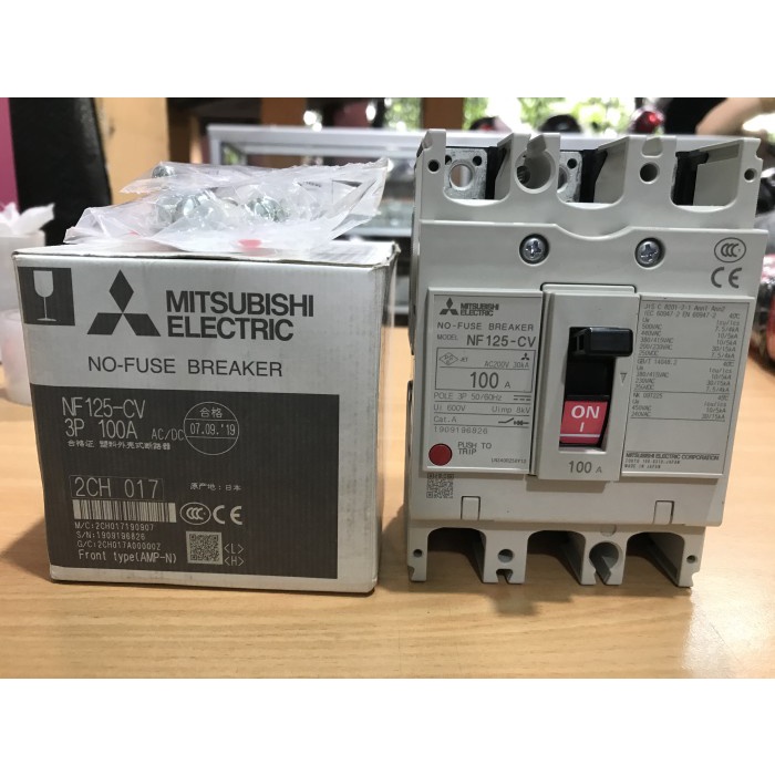 MCCB NFB MITSUBISHI NF125-CV 3P 100A