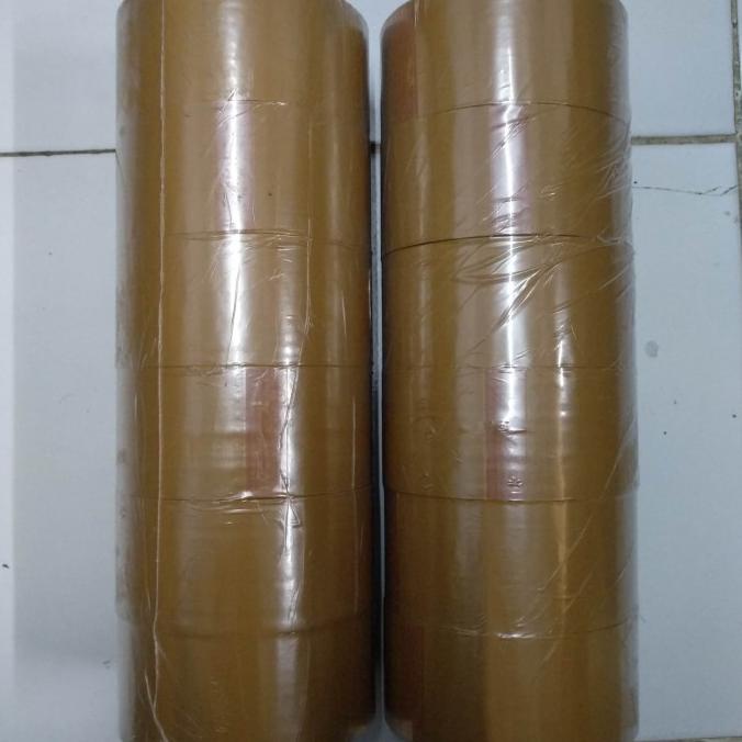 

populer] Lakban COKLAT plester OPP dus dos GOLD TAPE COKLAT 100 YARD X 46 mm