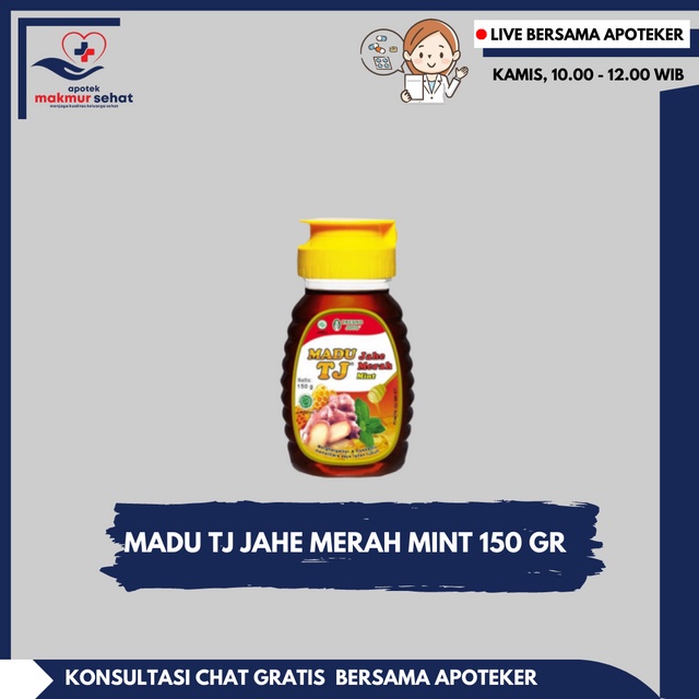 

Tresnojoyo Madu TJ Jahe Merah Mint 150 g