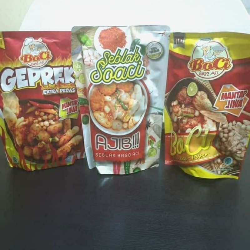 

Paket Aneka Baso Aci Seblak Khas Garut (Boci Soaci Geprek)